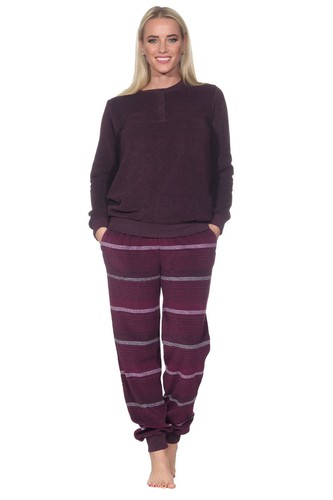 Damen frottee pyjama - damen,
