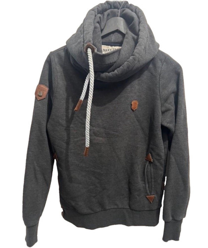 Naketano hoodie grau logo - hoodie,