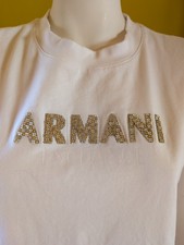Armani T-Shirt, weiß, Größe
