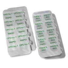 200 Tabletten Rapid Chlor DPD 1 + pH Wert Phenol Red für Wassertester Pooltester