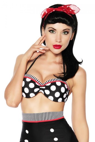 Damen vintage bikinioberteil - vintage,