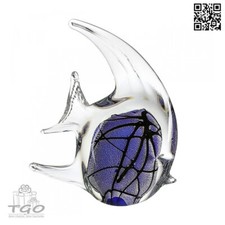 Gilde Glas Deko Skulptur Fisch