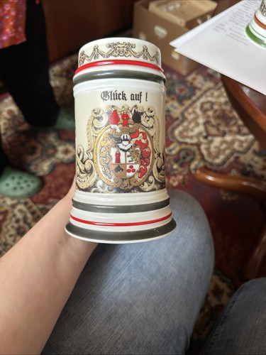Freiberger porzellan bierkrug - porzellan,