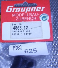 Graupner Lenkkopf und Servosaver 1:8  No. 4868.12 NOS /Neu in OVP kostl. Versand