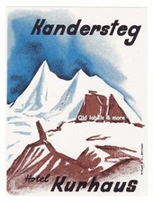 x0980 Hotel Kurhaus KANDERSTEG