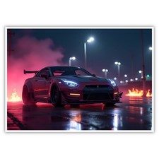 Fahrzeug Auto A4 Kunstdruck