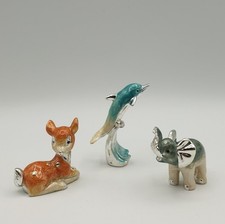 Elefant, Delfin und Reh, mit