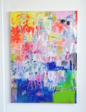 Abstraktes gemälde acryl - abstraktes,