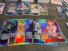 One Piece Card Game Sammlung Alt Arts, SRs, Rares, ca 750 Karten, DON!!, Sleeves