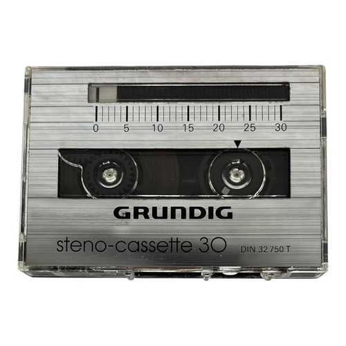 Grundig steno cassette - steno,