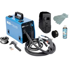 Güde Inverter Fülldraht Schweißgerät SG 131 A-SYN inkl. Set Synergic-gesteuert