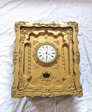 Alte Biedermeier Rahmenuhr mit