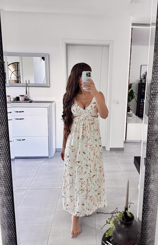Kleid maxikleid zara - kleid, floral