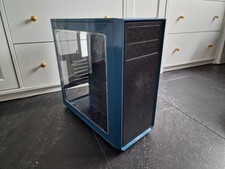 Fractal Design Focus G ATX Gaming Gehäuse mit Seitenfenster in blau + 3 Lüfter