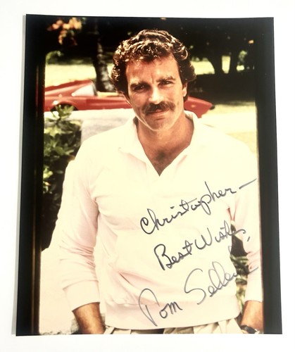 Tom selleck signed - tom,