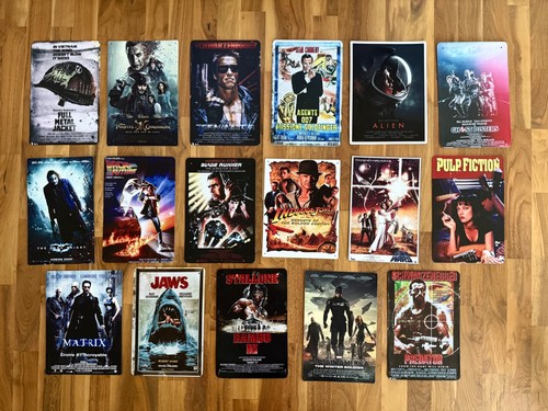 Kino film blechschilder - blechschilder,