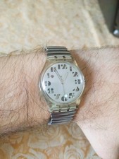Vintage Uhr Transparent Swatch
