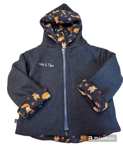 Wollwalkjacke zipfeljacke - wollwalkjacke,