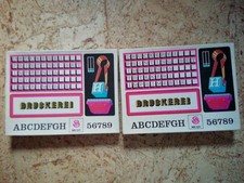 2×DDR Stempel Spiele Buchstaben Set Kinder Druckerei Famos 527 OVP Ersatzteil 