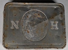 Alte Zigarettendose, Wehrmacht, Haus Neuerburg, Tropenpackung, WKII, #AG693