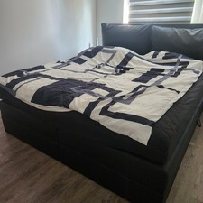 Boxspringbett Lissy mit Bettkasten + Malm Kommode – zusammen oder einzeln 
