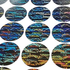 200 x Hologramm Aufkleber 3D