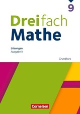 Dreifach Mathe 9. Schuljahr. Grundkurs - Lösungen zum Schulbuch 