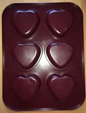 Backform Herz Herzkuchen Muffins Herzen 6 Stk. Backblech Kuchenform