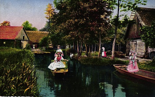 Spreewald dorf lehde - spreewald,,
