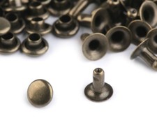 100 Nieten vermessingt Nieten