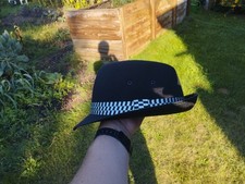  Ska - Hut Porkpie Schwarz Trilby 2 Ton Pork Pie Hut Fedora M/56Cm/Usa7 (R0)