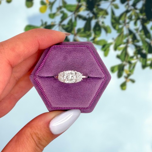 Eleganter diamantring 950 - eleganter,