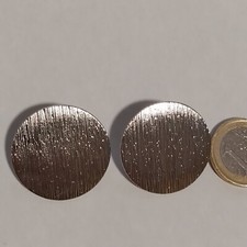Ohrstecker  silberfarben rund