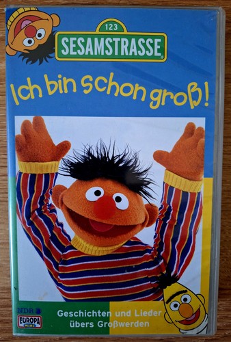 Sesamstraße vhs kasette - vhs,