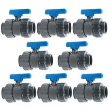 HAF 1-8x PVC 2 Wege Kugelhahn