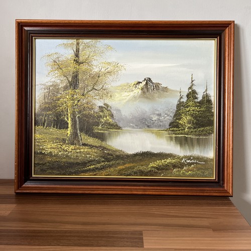 Vintage leinwand gemälde - leinwand,