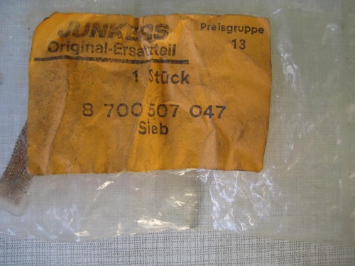 Junkers original ersatzt nr - ersatzt.,