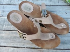 DR.SCHOLL GRÖSSE 7,5 (41) SLIPPER KEILABSATZ ZEHENSTEG PANTOLETTEN