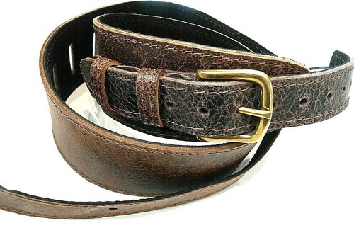 Gitarrengurt aus braunem leder - aus,