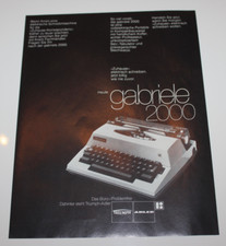 Werbung Triumph Adler "