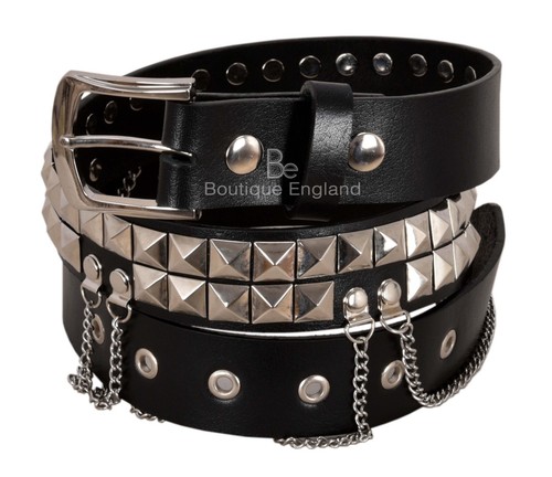 Herren schwarz leder reihen - leder, 2