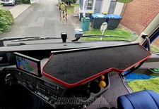 LKW TISCH FÜR VOLVO FH5 ABLAGETISCH ABLAGE schwarz rot
