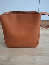 Calvin Klein Schultertasche Handtasche Cognac Braun Shopper