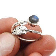 Rund Labradorite Edelstein