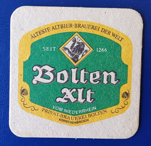 Bierdeckel brauerei bolten alt - bierdeckel,