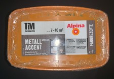 Alpina Metall Accent Mocca, Metall-Effekt Wandfarbe