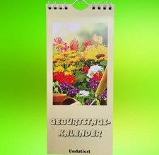 Geburtstagskalender hängend Wandkalender immerwährender Kalender Geburtstag