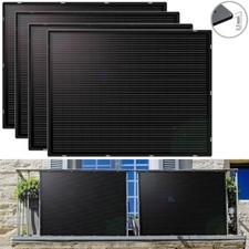(0% MwSt) 4er-Set ultradünne & superleichte monokristalline Solarmodule, 4x 215W