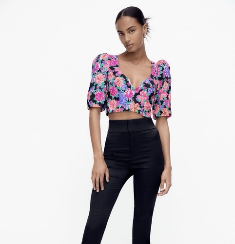 Zara crop top - zara,