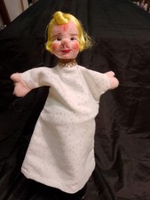 Dresdner Künstlerpuppe Handpuppe DDR Pappmaché Prinzessin